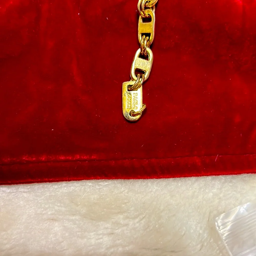Paolo Gucci Sophisticated, Timeless Necklace & Earrings. Cultured Gucci Design - Picture 5 of 6
